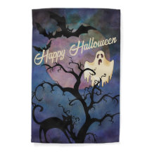 Moody Happy Halloween Sky avec chauves-souris et f