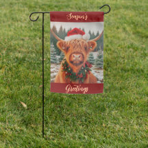 Pavillon Jardin Highland Cow