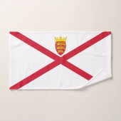 Drapeau de Jersey (Serviette à main)