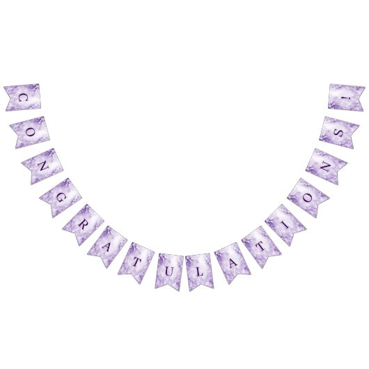 Drapeau de jonction de fleurs blanches violettes (Tout)