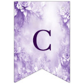 Drapeau de jonction de fleurs blanches violettes (Premier drapeau)