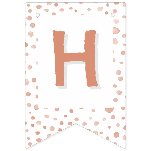 Drapeau de jonction de points d'aquarelle de Coral (Deuxième drapeau)