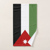 Drapeau de Jordanie (Serviette à main)