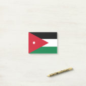 Drapeau de Jordanie Post-it® Notes (Sur un bureau)