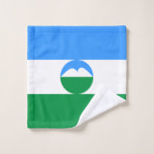 Drapeau de Kabardino-Balkarie (Gant de toilette)
