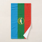 Drapeau de Karatchaïevo-Tcherkessie (Serviette à main)