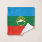 Drapeau de Karatchaïevo-Tcherkessie (Gant de toilette)