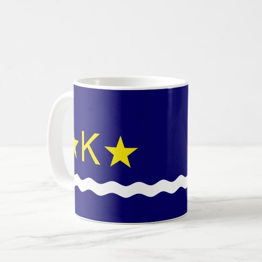 Drapeau de Kinshasa, Congo Coffee Mug (Devant gauche)