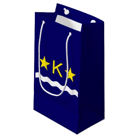 Drapeau de Kinshasa, Congo Petit sac cadeau (Devant Angle)