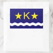 Drapeau de Kinshasa, Congo Sticker rectangulaire (Sac)
