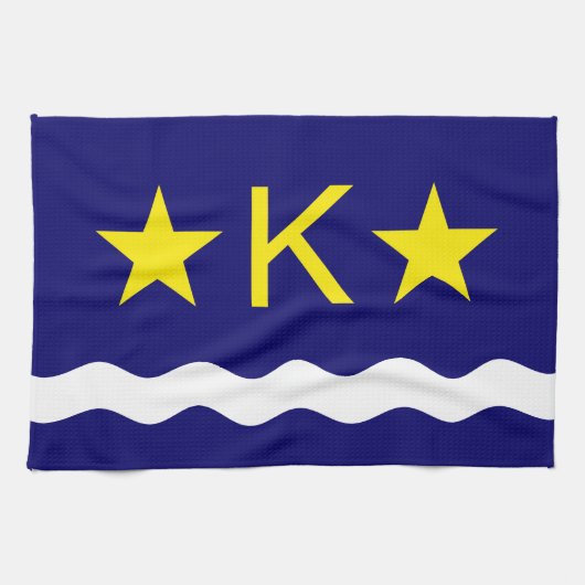Drapeau de Kinshasa, serviette Congo (Horizontal)
