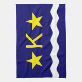 Drapeau de Kinshasa, serviette Congo (Vertical)