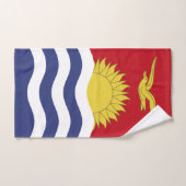 Drapeau de Kiribati (Serviette à main)