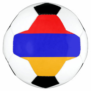 Drapeau de la balle de football arménienne