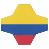 Drapeau de la balle de football colombienne (Plat)