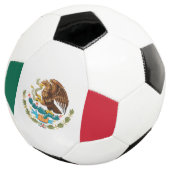 Drapeau de la balle de football mexicaine (3/4)