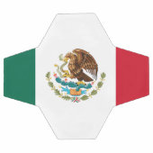 Drapeau de la balle de football mexicaine (Plat)