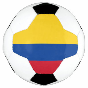 Drapeau de la balle de soccer colombienne
