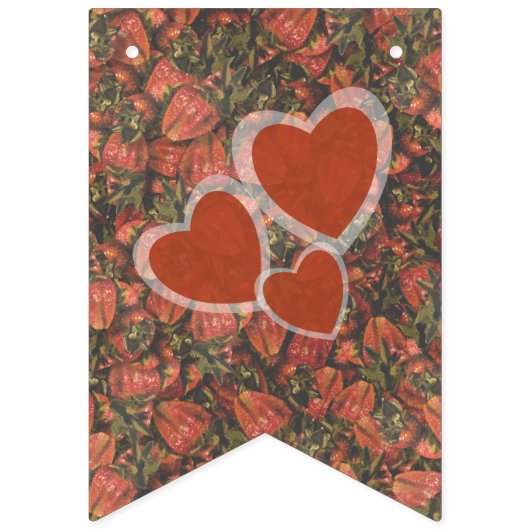 Drapeau de la bannière de Baby shower doux Berry - (Premier drapeau)