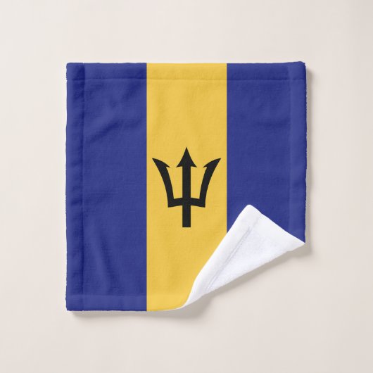 Drapeau de la Barbade (Gant de toilette)