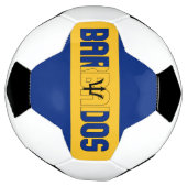 Drapeau de la Barbade adorable patriotique (Tourné)