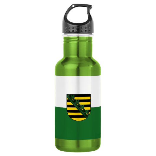 Drapeau de la bouteille d'eau de Saxe (Devant)