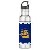 Drapeau de la bouteille d'eau en acier inoxydable (Devant)