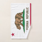 DRAPEAU DE LA CALIFORNIE (Serviette à main)