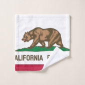 DRAPEAU DE LA CALIFORNIE (Gant de toilette)