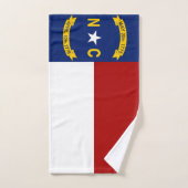 Drapeau de la Caroline du Nord (Serviette à main)