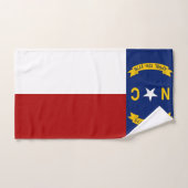 Drapeau de la Caroline du Nord (Serviette à main)