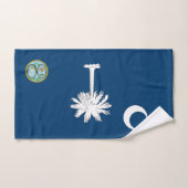 Drapeau de la Caroline du Sud (Serviette à main)