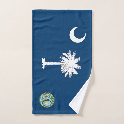 Drapeau de la Caroline du Sud (Serviette à main)