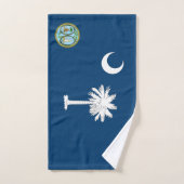 Drapeau de la Caroline du Sud (Serviette à main)
