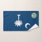 Drapeau de la Caroline du Sud (Serviette à main)