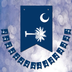Drapeau de la Caroline du Sud, bunting Bannière /