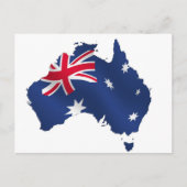 Drapeau de la carte Aussie (Devant)