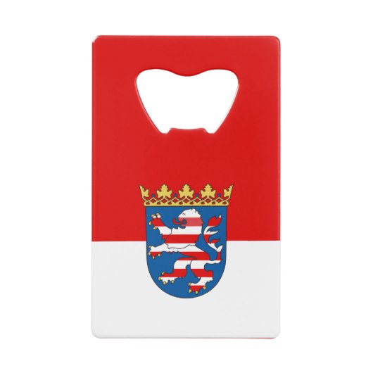 Drapeau de la carte de crédit Hesse (Devant)