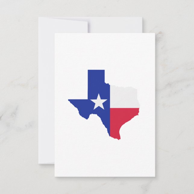 drapeau de la carte du Texas (Devant)