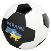 Drapeau de la carte d'Ukraine (3/4)