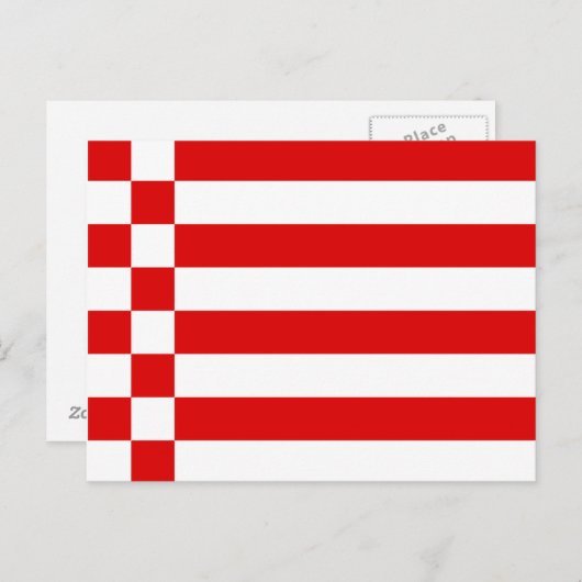 Drapeau de la carte postale de Brême (Devant / Derrière)