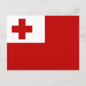 Drapeau de la carte postale des Tonga (Devant)