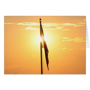 Drapeau de la carte Sunrise