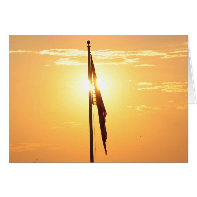 Drapeau de la carte Sunrise (Devant horizontal)