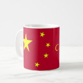 Drapeau de la Chine Mug (Devant gauche)