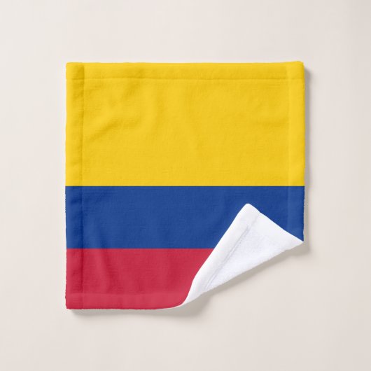 Drapeau de la Colombie (Gant de toilette)