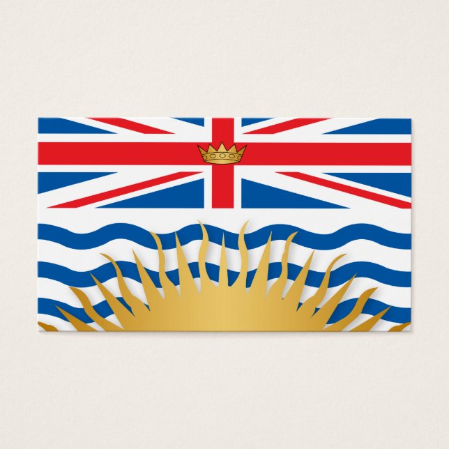 drapeau de la Colombie-Britannique (Devant)