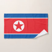 Drapeau de la Corée du Nord (Serviette à main)