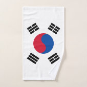 Drapeau de la Corée du Sud (Serviette à main)