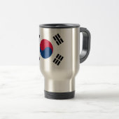 Drapeau de la Corée du Sud Voyage / Mug Commuter (Devant droit)